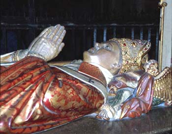 Canterbury Cathedral, the tomb of the Archbishop Henry