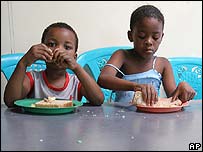 Crianças com Aids na África do Sul