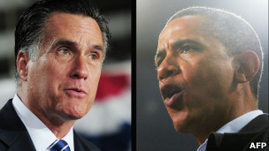 奥巴马和罗姆尼