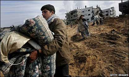 Destruição em Gaza