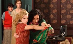 Ballet Shoes: (L-R) Petrova (Yasmin Paige), Sylvia (Emilia Fox), Pauline (Emma Watson) and Theo (Lucy Cohu)