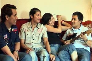 'Five' are the first all Filipino band in Cambridge. They're rehersing hard for a very important gig.