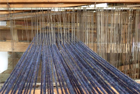 A loom in action at New Lanark Mill. Photo: Samantha Wynne-Rhydderch