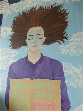 Close your eyes to open your heart