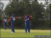 تیم کریکت افغانستان در مسابقات جرزی