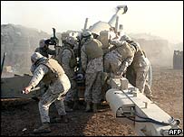 Soldados americanos no Iraque