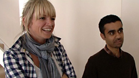 Zoe Ball meets the Bains family