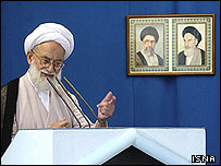 آيت الله امامی کاشانی در نماز جمعه تهران