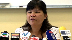 香港记者协会主席麦燕庭(香港电台图片3/7/2011)