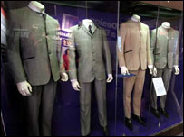 Beatles outfits on display