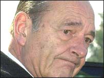 Fransa Cumhurbaşkanı Jacques Chirac