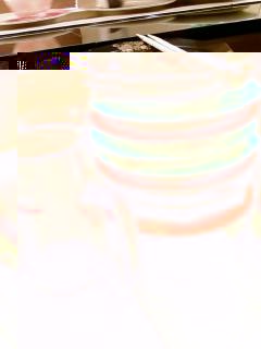 Sushi plates and beer glass