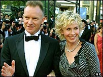 Sting e Trudie Styler 