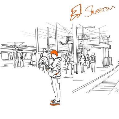 Ed Sheeran Train Platform Album Cover