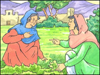 عاطفه و ماه جبين