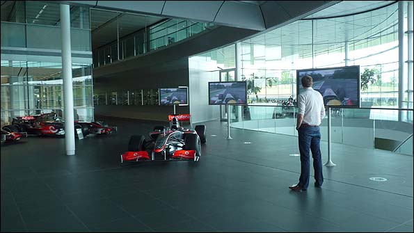 Visiting the impressive McLaren Technology Centre