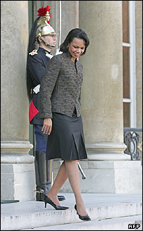 کاندوليزا رايس در پاريس