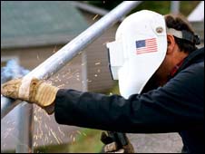 Trabalhador americano (arquivo)