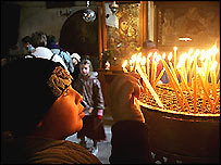 Celebração de Natal em Belém