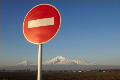 Ermenistan tarafından Ağrı Dağı'nın görünümü