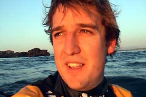 Simon embarks on his journey around Ireland in his Kayak...