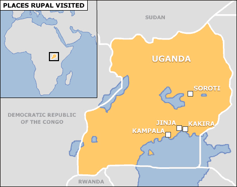 Places Rupal visited