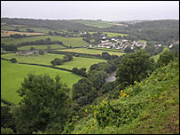 Fields outside Torrington