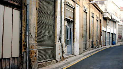 Muro en Nicosia, Chipre