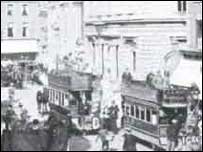 Horse drawn trams in Worcester