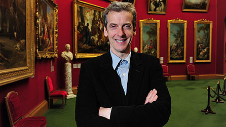 Peter Capaldi in the National Portrait Gallery of Scotland (image: BBC Scotland/Gareth Easton)