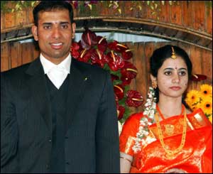 वीवीएस लक्ष्मण की शादी