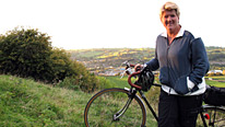 Clare Balding cycles through the Welsh borders this week