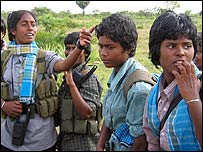 Children among Tamil Tiger cadres 