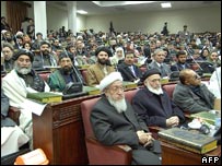 Afghan parliament