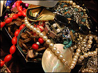 Jewellery already donated by the public