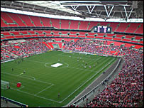 City fans at Wembley in 2007