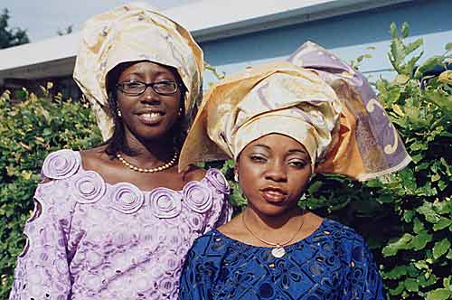 Dyinda Oshodi and Bisi Aroyewun photo © Maud Hand