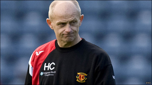 Annan Athletic manager Harry Cairney