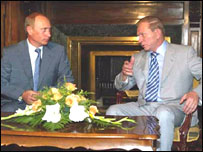 Путін, Кучма, Лівадія, фото УНІАН 