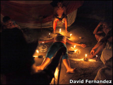 Worshippers attempt to channel spirits into their bodies