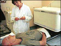 Paciente passa por quimioterapia 