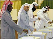 Voliči v Saúdské Arábii