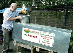 The Rocket at the East London Community Recycling Project