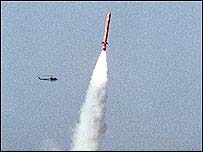 پاکستان میزائل تجربہ (فائل فوٹو)