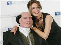 सुपरमैन रीव पत्नी के साथ