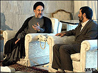 آقایان احمدی نژاد و خاتمی