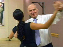 Alesha Dixon and Vince Cable