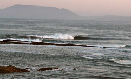 Gnarly potential. Macklin continues to explore the emerald isle. Pic Macklin May 07
