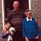 Home again - Peter, his mum Mary and son James