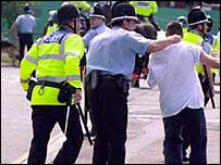 Zadržení výtržníka